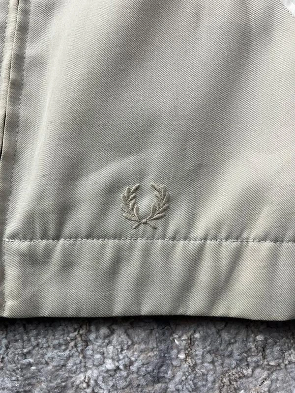 Chaqueta vintage de los 90 de Fred Perry Harrington Bege con cremallera, talla L – photo 2